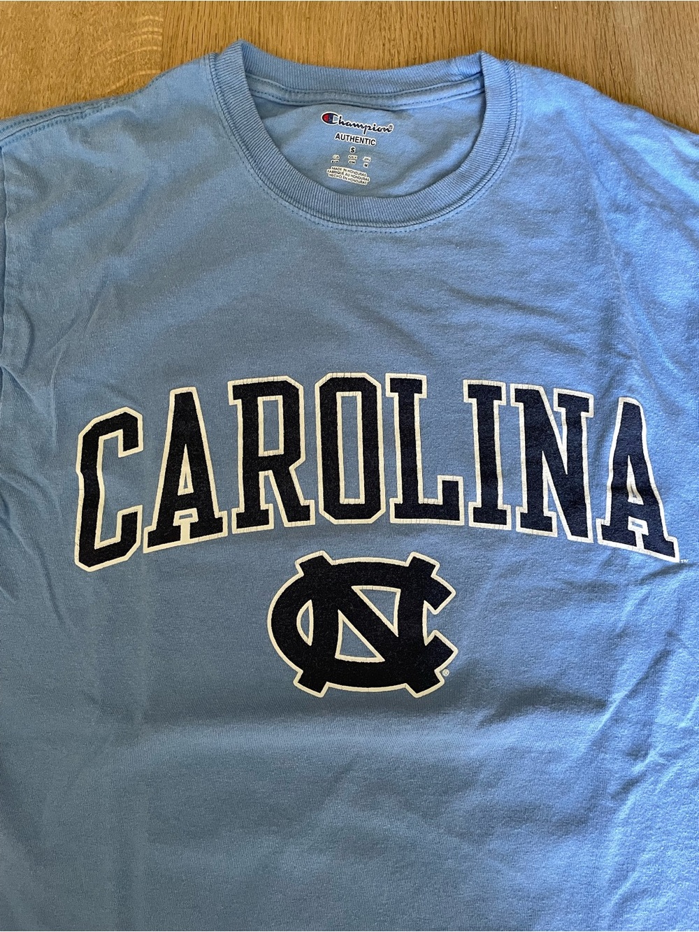 Champion UNC University of North Carolina Blue Graphic T-Shirt